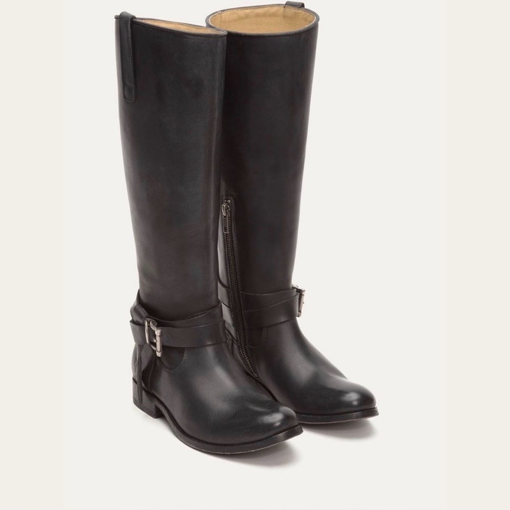 FRYE Tall Leather Riding Boots